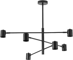 LAMPA SUFITOWA WISZĄCA NOWOCZESNA CZARNA DORA W6