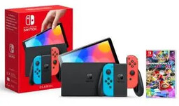 Nintendo Switch OLED Czerwono-niebieski + Mario Kart 8