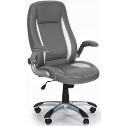 Fotel Biurowy Obrotowy Gabinet Saturn Szary Halmar