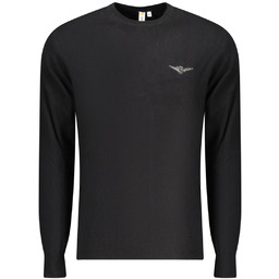 CZARNA MĘSKA KOSZULKA AKADEMII WOJSKOWEJ