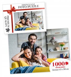Foto Puzzle Drewniane z Twojego Zdjęcia 45x30cm 1000