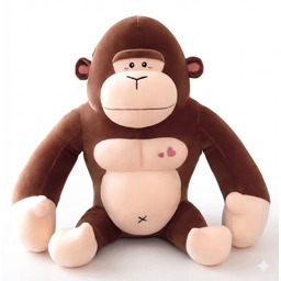 GORYL Z SERCEM 40 CM PLUSZOWA MASKOTKA MAŁPKA