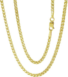 Złoty Łańcuszek Garibaldka 2,50 mm Pełny pr 585