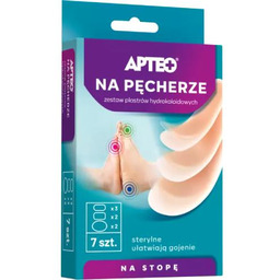 APTEO Na pęcherze Zestaw plastrów hydrokoloidowych, 7szt.