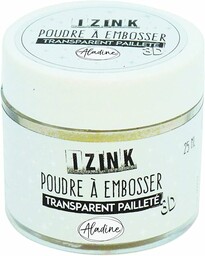 Aladine 10102 puder do embossingu, 25 ml, przezroczysty