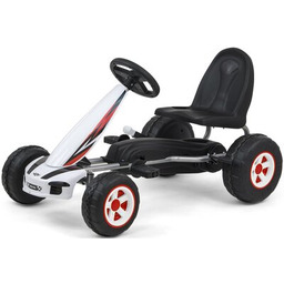 MILLY MALLY Gokart na pedały Viper Biały