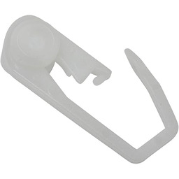 GARDINIA Prowadnice do zasłon, plastikowe, białe, 0,1, 50
