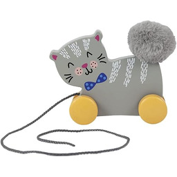 Trefl - Cat, Wooden Toys - Zabawka Drewniana,