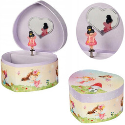 Pozytywka dla dzieci szkatułka Elf w krainie Muchomorków