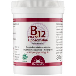 Dr. Jacob''s Witamina B12 Liposomalna Forte, 80g