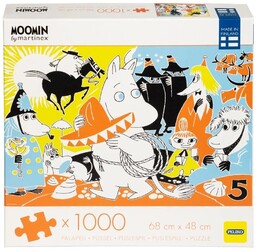 Puzzle MUMINKI 1000 el MOOMIN PELIKO DOLINA Muminków