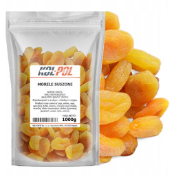 MORELE SUSZONE 1kg Jasne naturalne słodkie świeże wysoka