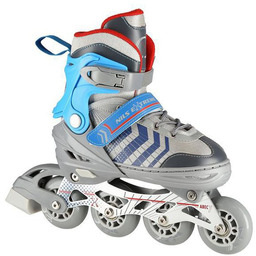 NILS EXTREME NH18192 4w1 SZARO-NIEBIESKI ROZM.M(34-38) ŁYŻWOROLKI