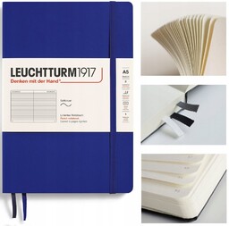 LEUCHTTURM1917 Notatnik Notes Medium A5 Linia miękka oprawa