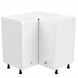 Szafka kuchenna dolna narożna Aspen D90N biały połysk