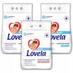 Lovela Baby, Zestaw Hipoalergiczny Proszek Do Prania Koloru
