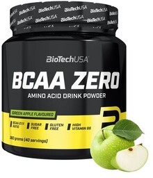 BIOTECH Aminokwasy BCAA Zero Zielone jabłko (360 g)