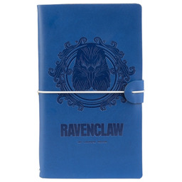 Notatnik Skórzany podróżny Ravenclaw 12x19,5cm Harry Potter niebieski