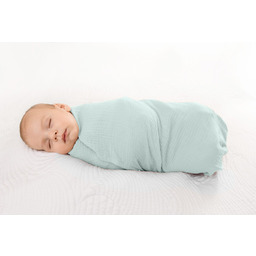 BabyMatex Kocyk dziecięcy 80x120 Muslin otulacz miętowy