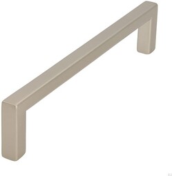 Uchwyt meblowy podłużny 2108 128 Metalowy Srebrny Matowy