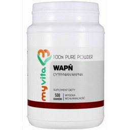 Wapń Cytrynian wapnia 100% czysty proszek bez dodatków