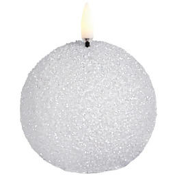 Uyuni Lighting - Świeca LED ROUND, biała, Ø