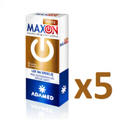 Zestaw 5x Maxon Forte 0,05g tabl powlekane, 2