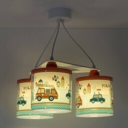 Dalber Lampa wisząca Police dla dzieci, wersja 3-punktowa