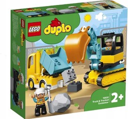 Lego Duplo 10931 Ciężarówka I Koparka Gąsienicowa