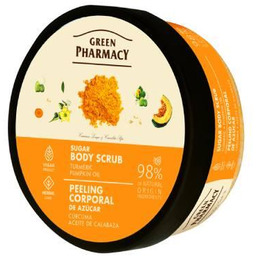 GREEN PHARMACY Peeling cukrowy do ciała Kurkuma