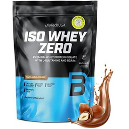 BIOTECH Odżywka białkowa Iso Whey Zero Orzech laskowy