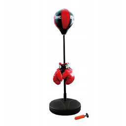 Zestaw Bokserski Gruszka Treningowa Stojąca Rękawice