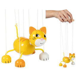 Marionetka na sznurkach kotek do teatrzyku Goki 51478