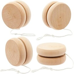 Baker Ross FC849 Drewniane jojo - 4 sztuki,