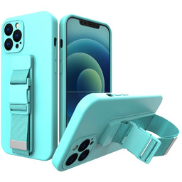 Rope case żelowe etui ze smyczą łańcuszkiem torebka