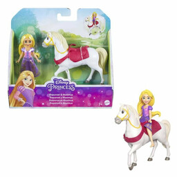 Mattel, Lalka z figurką Księżniczki Disneya Roszpunka