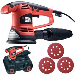 Szlifierka mimośrodowa 480W 125mm walizka Black Decker KA191EK