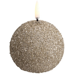 Uyuni Lighting - Świeca ROUND LED, kremowa, Ø