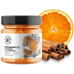 Pomarańcze w syropie z cynamonem 200 g The