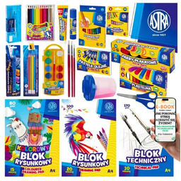 ASTRA WYPRAWKA DUŻY ZESTAW SZKOLNY  KOMPLETNA WYPRAWKA