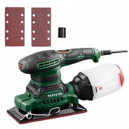 Parkside Szlifierka oscylacyjna 250w Mocna Zasilanie Sieciowe prostokątna