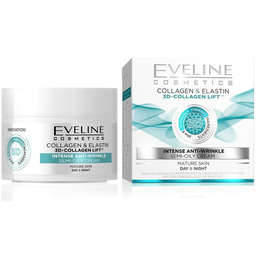 Eveline 3D Collagen Lift półtłusty krem silnie przeciwzmarszczkowy