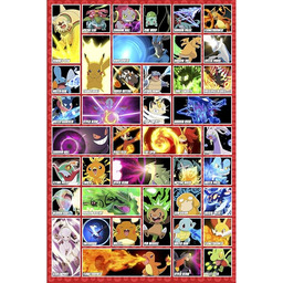 Pokémon Moves plakat maxi 61 x 91,5 cm