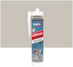 SOPRO SOP-271 Silikon sanitarny szary naturalny 72 310ML