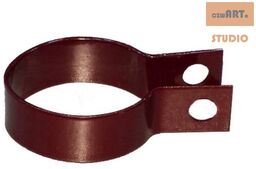 Obejmy montażowe na słupek fi 48 mm brązowe