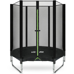 VirtuFit Trampolina 140 cm z siatką Bezpieczna zabawa