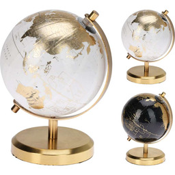 Globus nowoczesny gabinetowy czarny lub biały 13cm HV313865