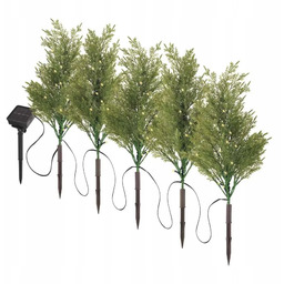 Gałązki krzaczki Led z panelem solarnym ciepła biel