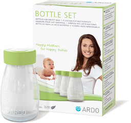 Ardo, Butelki wielorazowe, 150 ml, 3 szt.