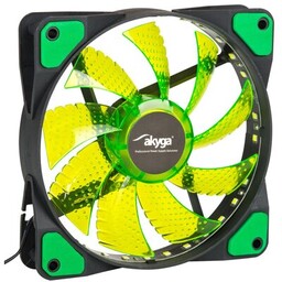 Wentylator systemowy Akyga AW-12E-BG 120mm 33 LED zielony